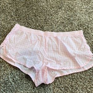 VS gingham pajama shorts Large